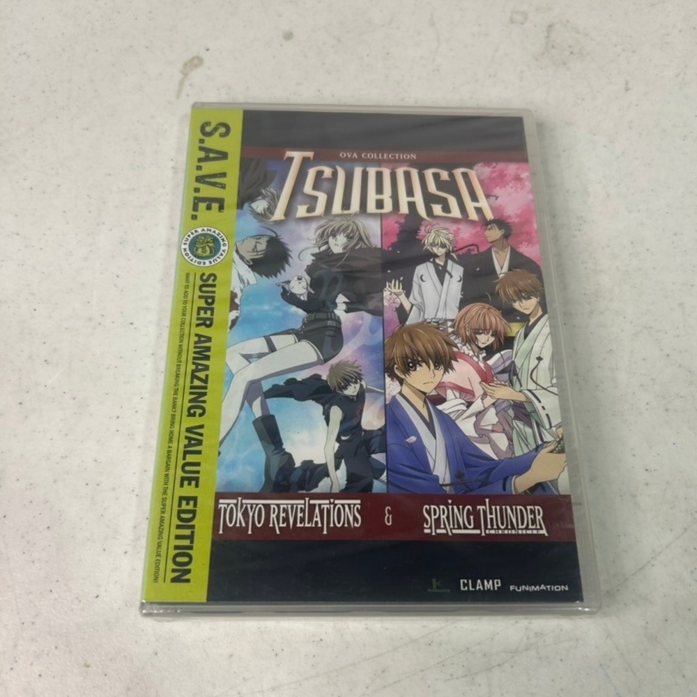 Tsubasa OVA Collection DVD Funimation S.A.V.E. Tokyo Revelations Spring Thunder